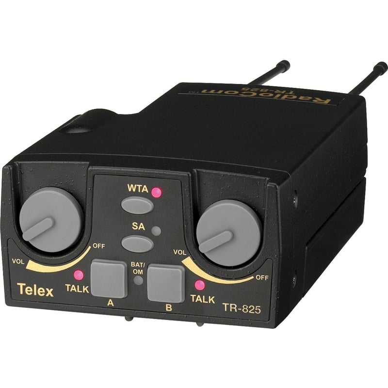 UHF BELTPACK, 2CH, BAND HE, 5F HEADSET