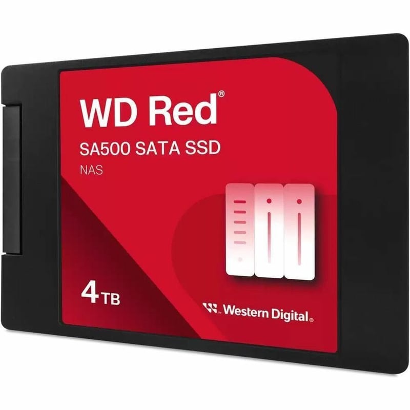 WD Red SA500 WDS400T2R0A 4 TB Solid State Drive - 2.5" Internal - SATA (SATA/600) - Thumbnail 2
