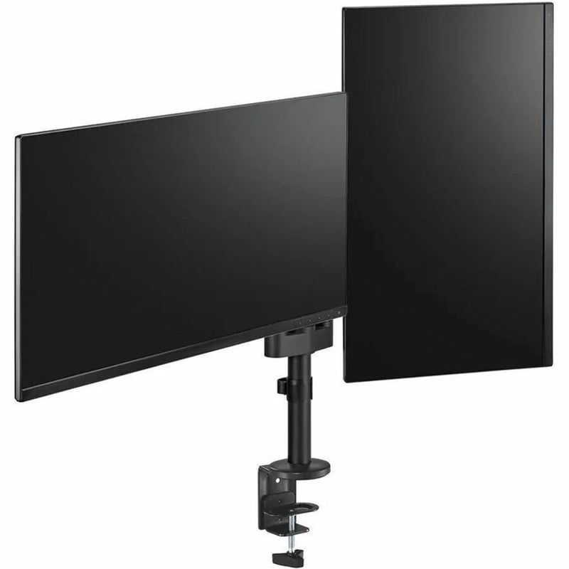 NEXT LITE FLAT SCRN DESK MOUNT 2 SCREEN CLAMP GROMMET BLACK - Thumbnail 3