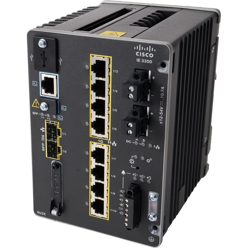 Cisco Catalyst IE-3300-8U2X Ethernet Switch - Thumbnail 4