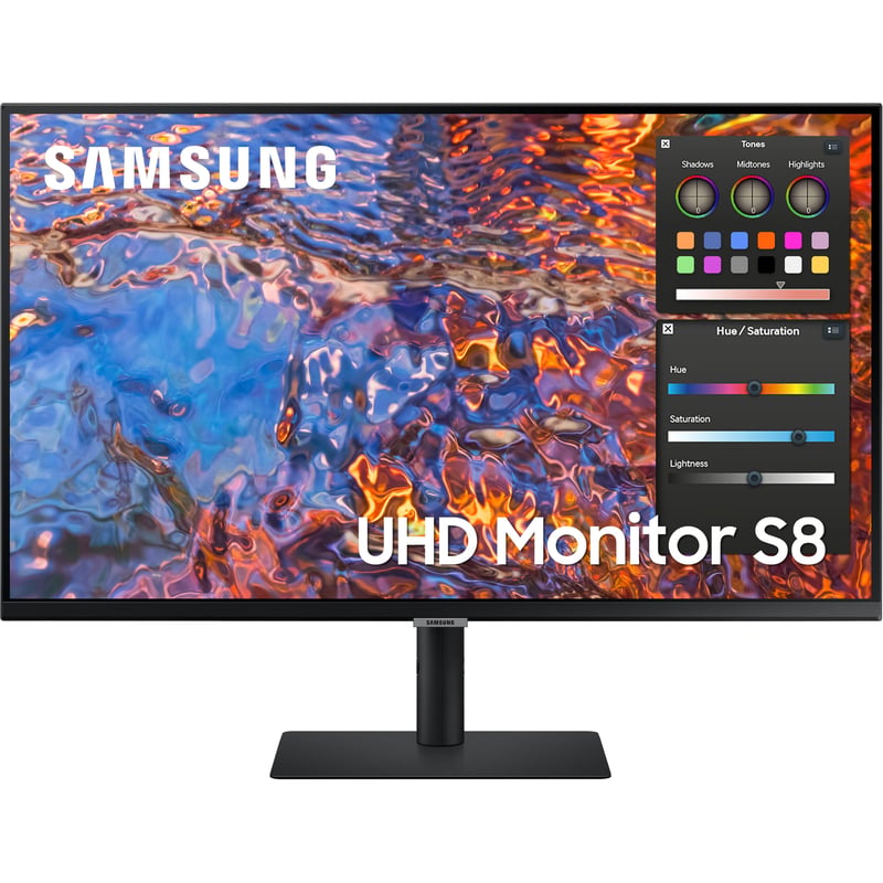 Samsung ViewFinity S32B804PXN 27" Class 4K UHD LCD Monitor - 16:9 - Black - Thumbnail 1