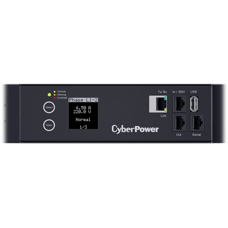 CyberPower PDU33108 3 Phase 200 - 240 VAC 50A Monitored PDU - Thumbnail 3