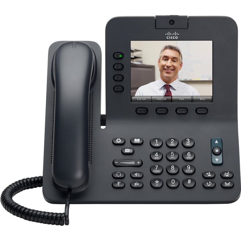 Cisco 8945 IP Phone - Refurbished - Gray - Thumbnail 2
