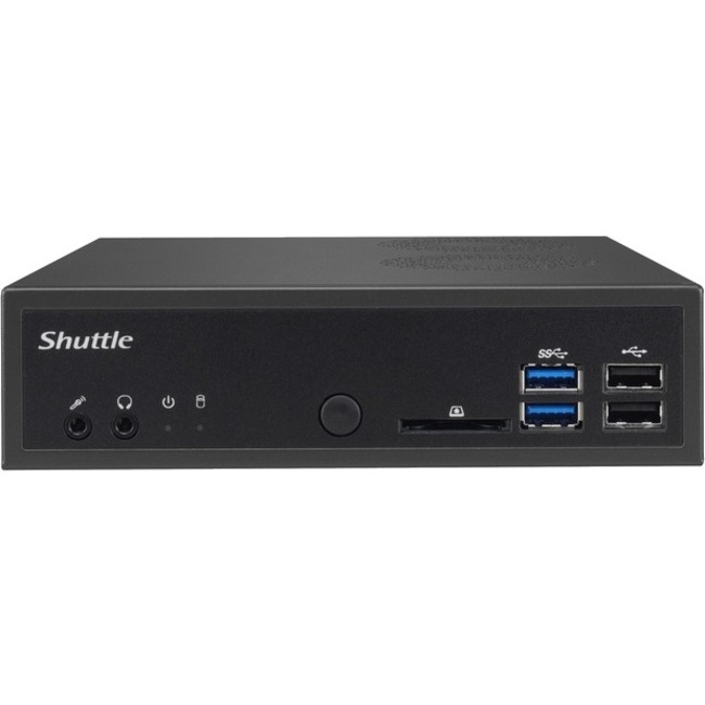 Shuttle XPC slim DH310 Barebone System - Slim PC - Socket H4 LGA-1151 - Thumbnail 1