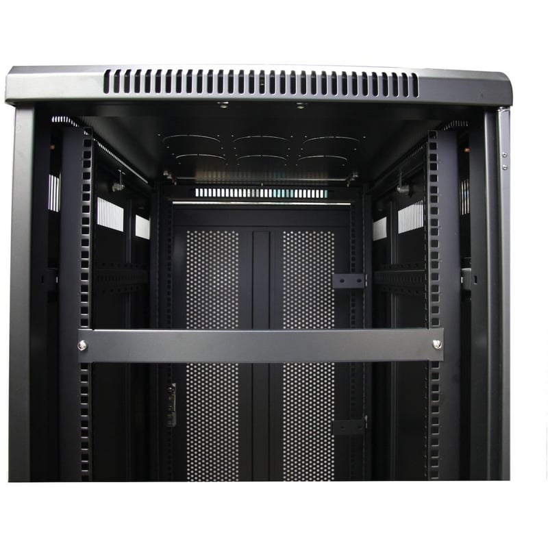 StarTech.com Blanking Panel " 1U " 19in " Steel " Black " Blank Rack Panel " Filler Panel " Rack Mount Panel " Rack - Thumbnail 3