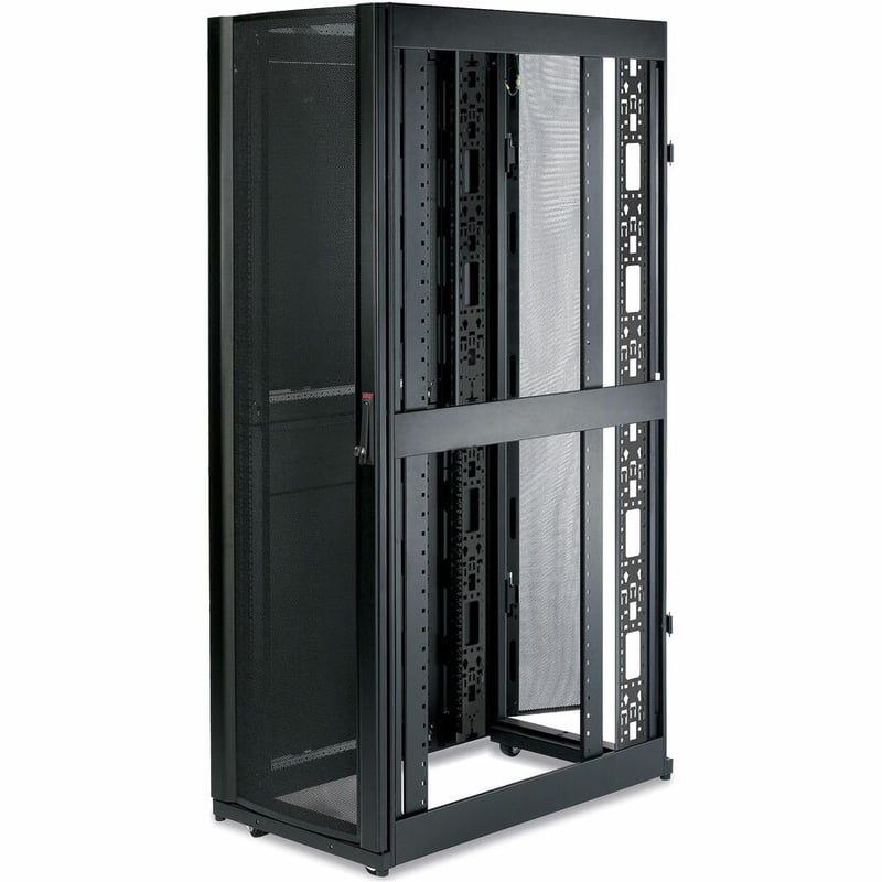 APC NetShelter Cable Management, Vertical Cable Manager, for NetShelter SX 45U, Black, 117 x 2064 x 20 mm - Thumbnail 2