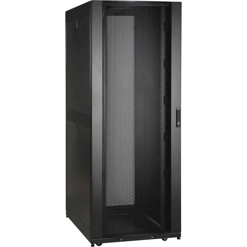 Tripp Lite by Eaton 45U SmartRack Wide Standard-Depth Rack Enclosure Cabinet with doors & side panels - Thumbnail 1