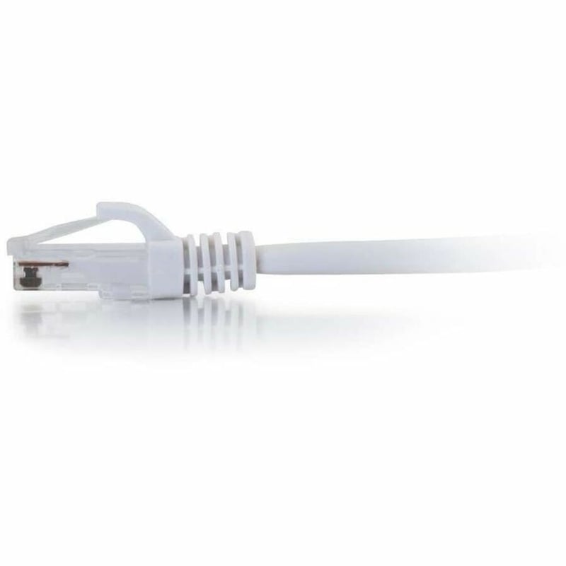 Quiktron 9ft Q-Series Cat6a Snagless (UTP) Ethernet Network Patch Cable, CM Rated - White - Thumbnail 2