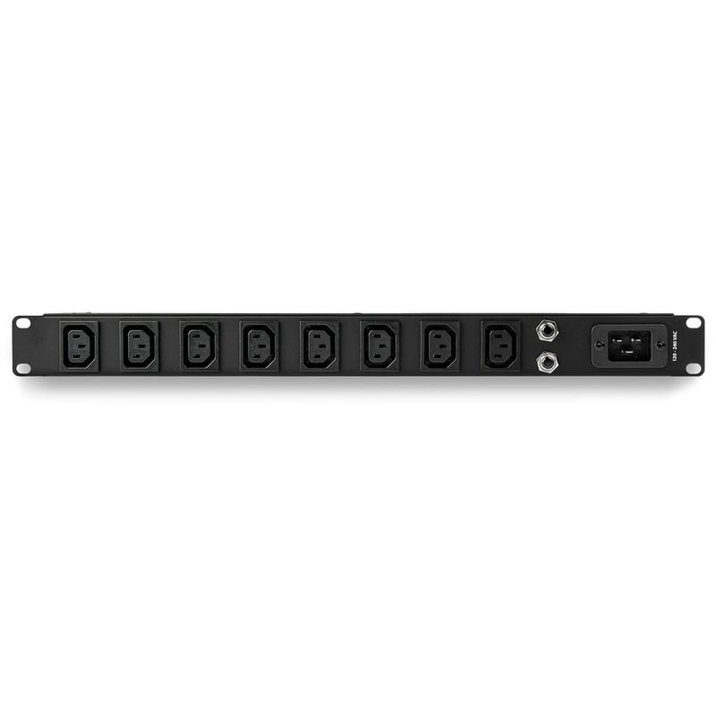 StarTech.com 1U 19" 8 Port Rack Mount PDU, IEC C13 Socket Rackmount Power Supply/ Strip, Horizontal Server Rack PDU 16A 240V - Thumbnail 4