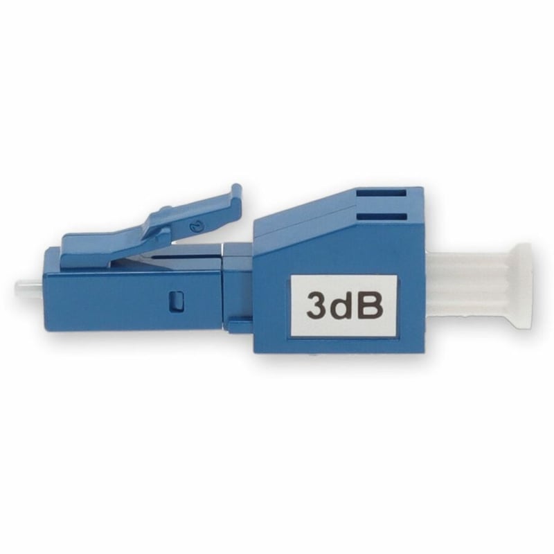 AddOn 3dB Fixed LC Male to LC Female OS1 SMF Simplex Fiber Attenuator - Thumbnail 2