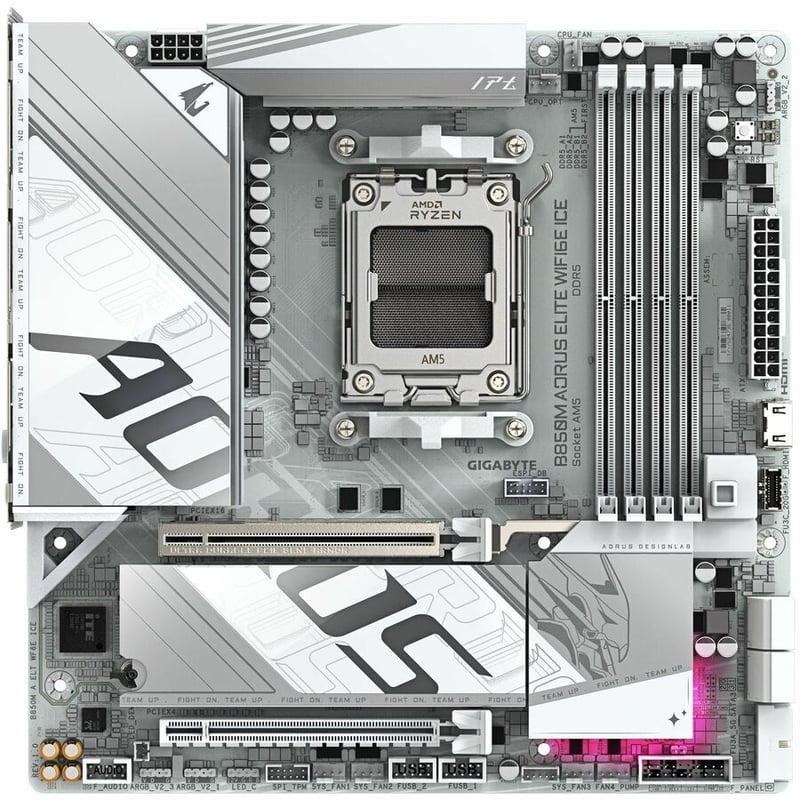 B850M AORUS ELITE WIFI6E ICE - Thumbnail 2