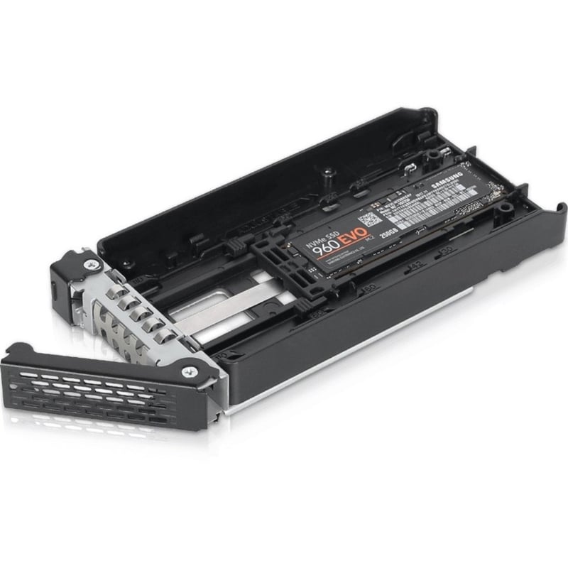 Icy Dock ToughArmor MB720MK-B V2 Drive Enclosure for 5.25" M.2, PCI Express NVMe 4.0 x4 - SFF-8612 OCuLink Host Interface Internal - Black