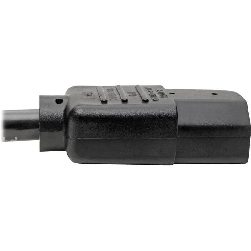 Eaton Tripp Lite Series PDU Power Cord, C13 to C14 - 13A, 250V, 16 AWG, 2 ft. (0.61 m), Black - Thumbnail 4