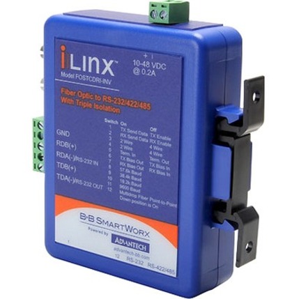 B+B SmartWorx Industrial Serial to Fiber Optic Converters - Thumbnail 3