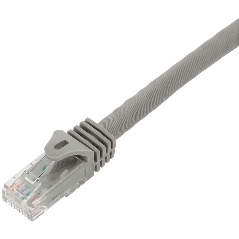 AddOn 20ft Gray CAT 6A PVC Ethernet Cable Snagless Easy Boot RJ-45 M/M - Thumbnail 2