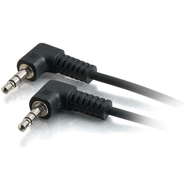 C2G 12ft 3.5mm Right Angled M/M Stereo Audio Cable - Thumbnail 1