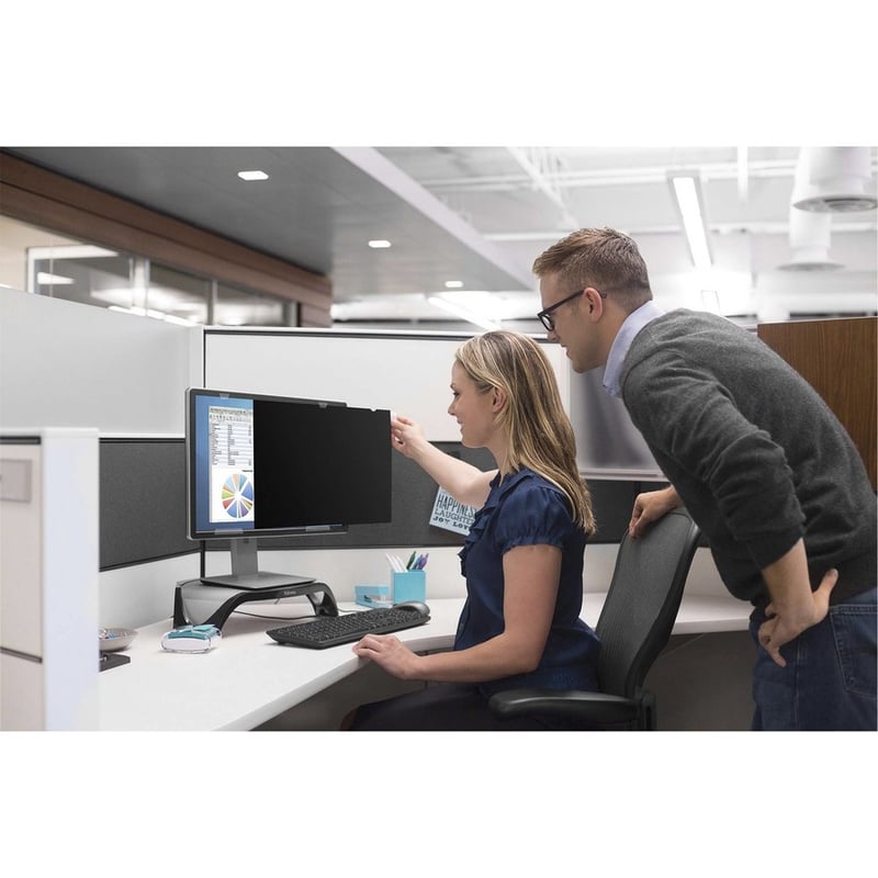 Fellowes PrivaScreen™ Blackout Privacy Filter - 19.5" Wide - Thumbnail 2