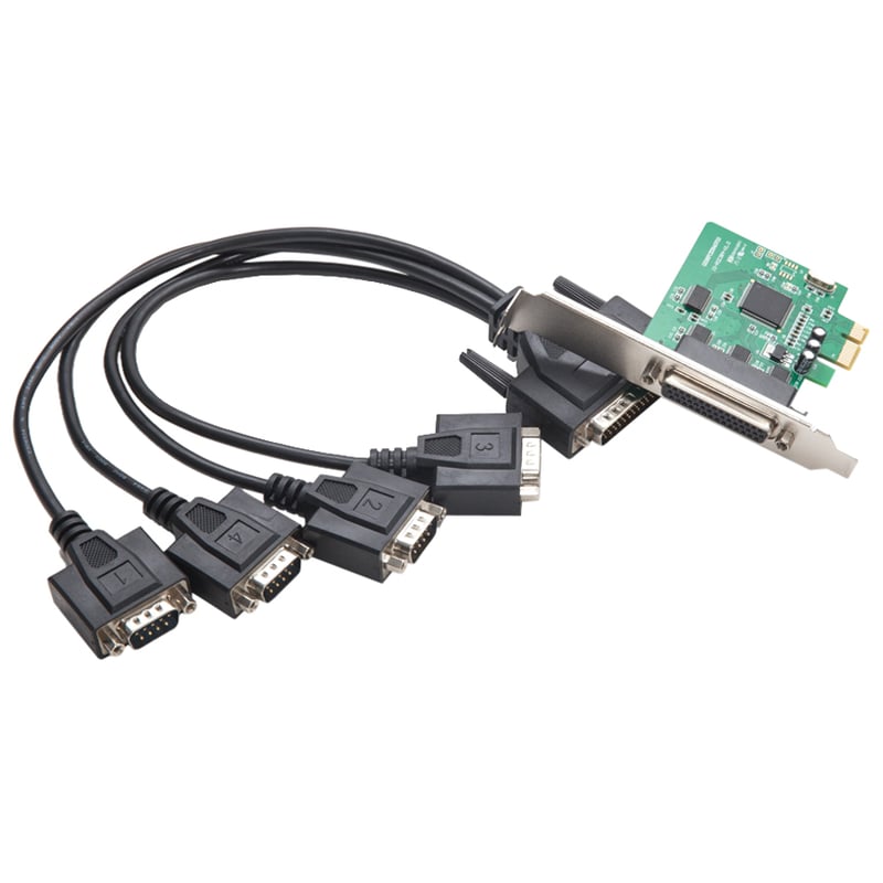 SYBA Multimedia 4 Port DB9 Serial PCI-e x1 Card - Thumbnail 1