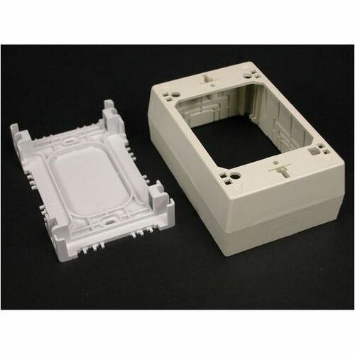Wiremold Eclipse Box Fitting Series - Two Gang Device Box - White