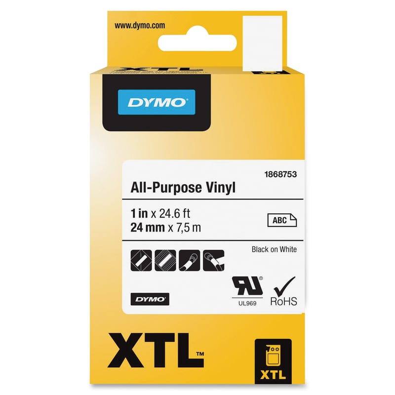 Dymo XTL All-purpose Vinyl Labels - Thumbnail 2