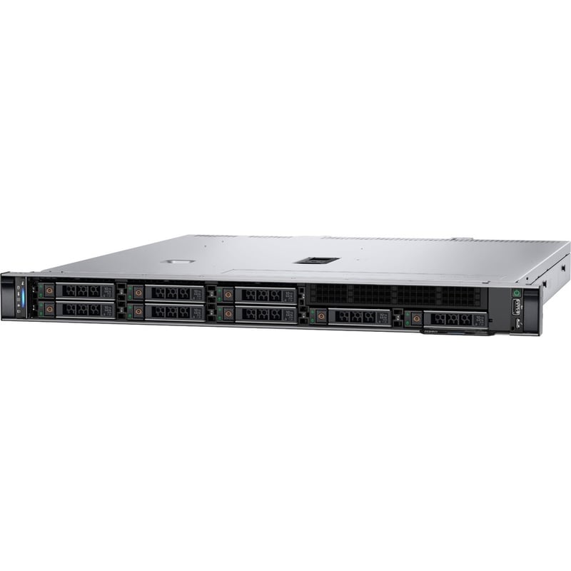 Dell EMC PowerEdge R350 1U Rack-mountable Server - 1 x Intel Xeon E-2334 3.40 GHz - 8 GB RAM - 480 GB SSD - 12Gb/s SAS, Serial ATA/600 Controller - Thumbnail 3