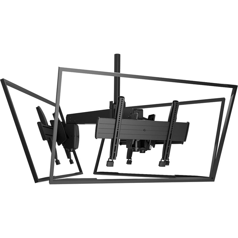 Chief Fusion Multi-Display Ceiling TV Mount - For Displays 32-65" - Black - Thumbnail 2