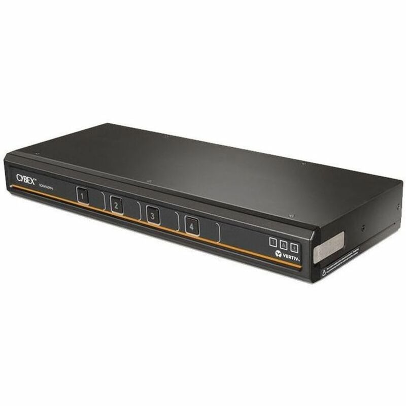 Vertiv Avocent Cybex SCKM100 Secure Desktop KVM Switch, 4 Port, Dedicated Peripheral Port, NIAP Version 4.0 Certified, TAA Compliant (SCKM140PP4-400) - Thumbnail 2