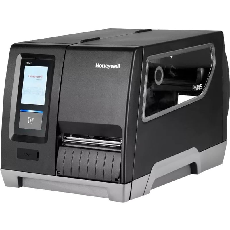 Honeywell PM45A Thermal Transfer Printer - Monochrome - Label Print - Ethernet - RFID - US - Thumbnail 1