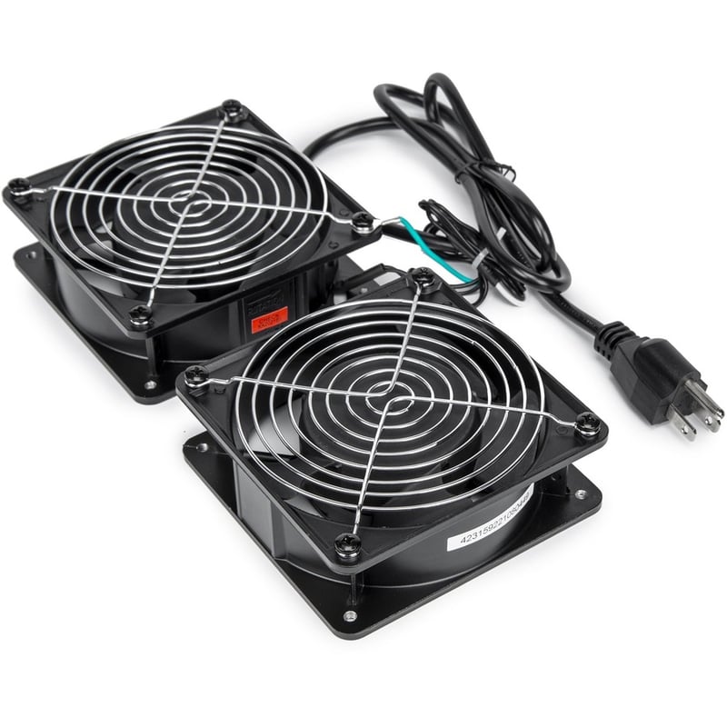 SolidRack Two (2) Fan Set for Wall Rack Cabinet US - Thumbnail 2