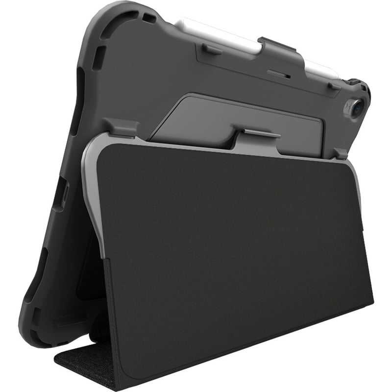 Brenthaven Edge Folio Carrying Case (Folio) for 10.9" Apple iPad Air (4th Generation) Tablet - Gray - Thumbnail 3