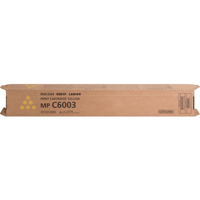 Ricoh Original Laser Toner Cartridge - Yellow - 1 Each - Thumbnail 1