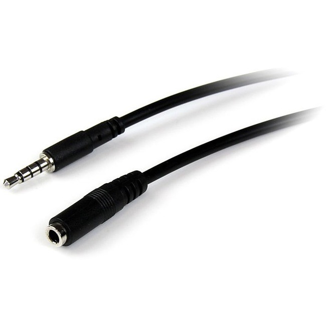 StarTech.com 1m 3.5mm 4 Position TRRS Headset Extension Cable - M/F - Thumbnail 1