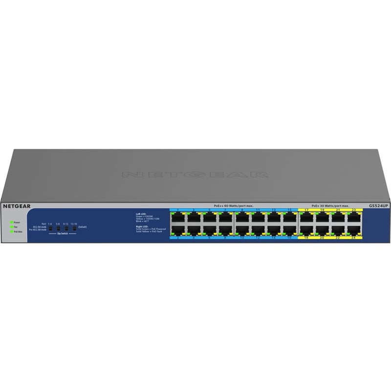 Netgear GS524UP Ethernet Switch - Thumbnail 1