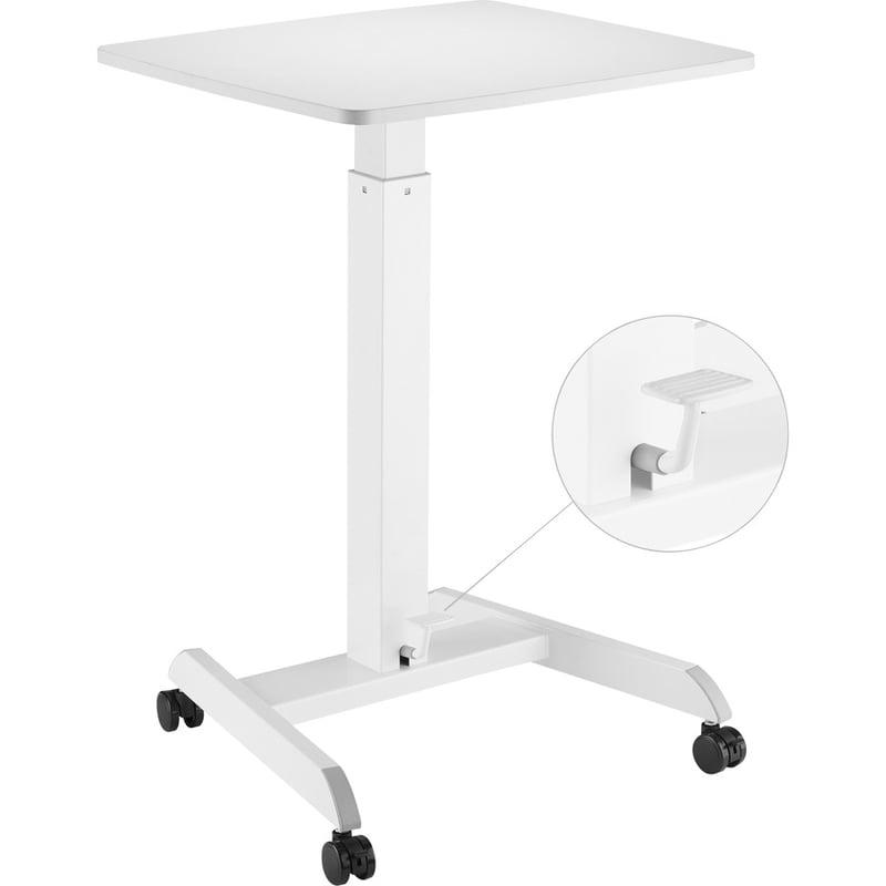 Kantek Mobile Height Adjustable Sit to Stand Desk - Thumbnail 2