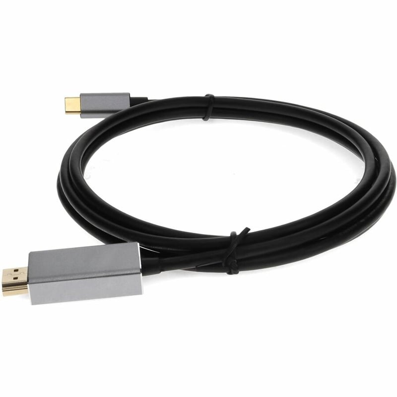 AddOn USB-C Male to HDMI (4K) Male Adapter with Aluminum Housing - Thumbnail 2