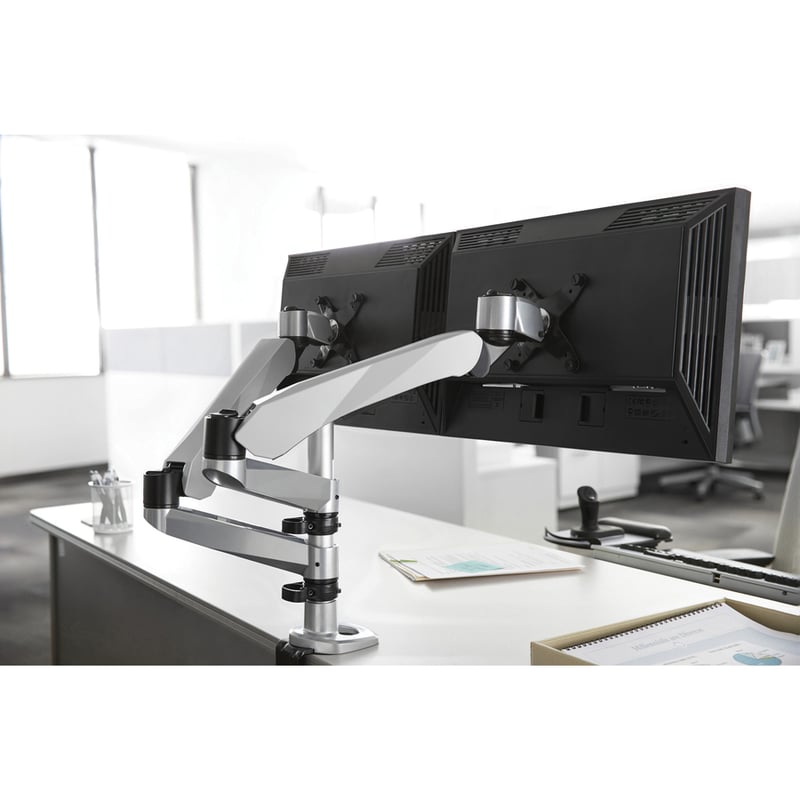 3M Mounting Arm for Flat Panel Display - Silver - Thumbnail 2