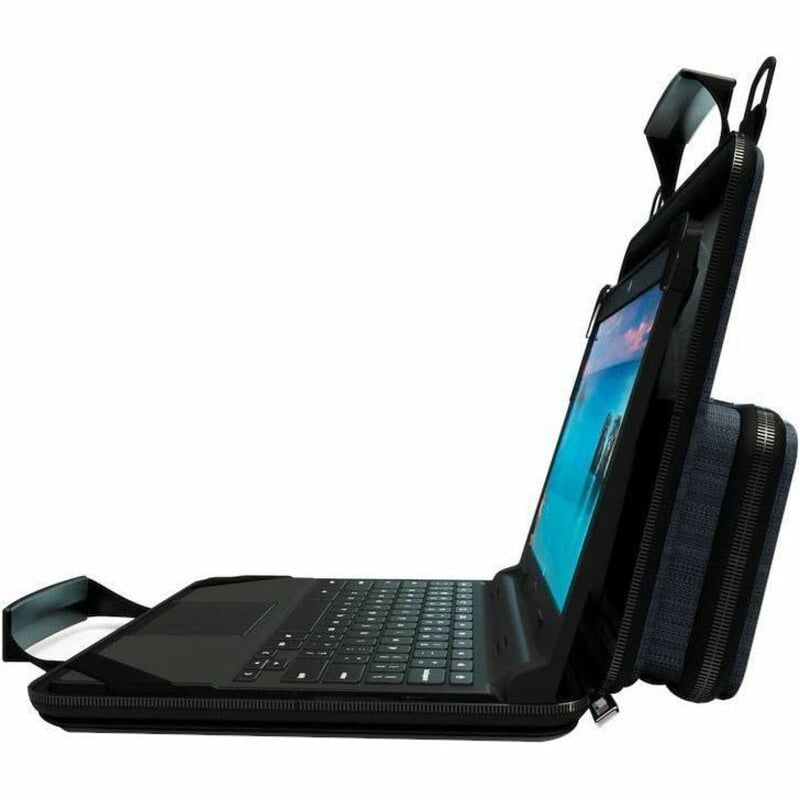 UZBL Always-On Carrying Case for 8.5" to 11.8" Chromebook - Deep Blue - Thumbnail 5