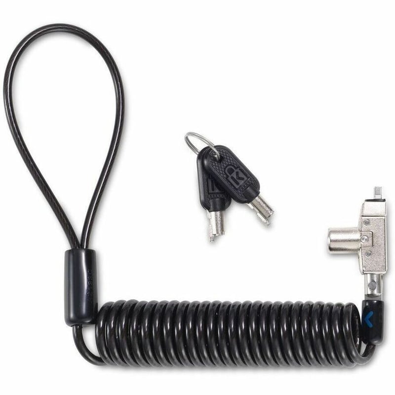 Kensington Slim N17 2.0 Portable Keyed Laptop Lock for Wedge-Shaped Slots - Custom Keyed - Thumbnail 1
