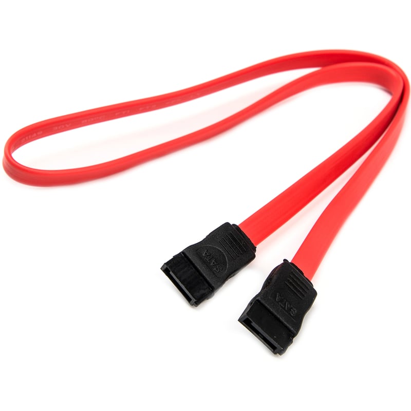 Rocstor Premium 18in SATA Serial ATA Cable - SATA - 18in - 1 x Female SATA - 1 x Female SATA - Red - Thumbnail 3