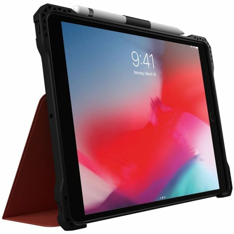 EXTREME FOLIO-X2 FOR IPAD 9 (7/8) 10.2(2021) (RED-NEW WIPEABLE MATERIAL) (RED) - Thumbnail 4