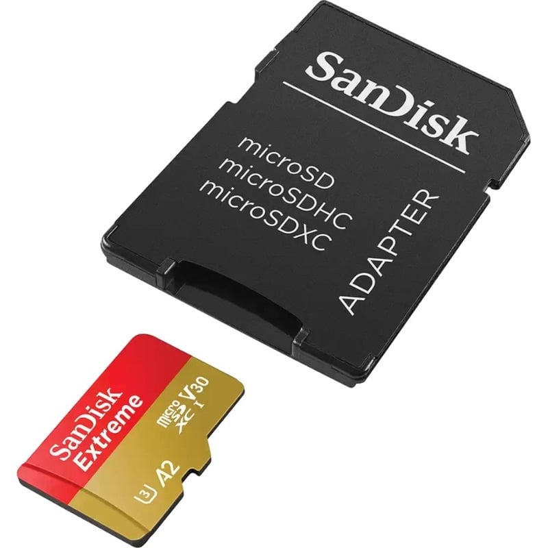 SanDisk Extreme 128 GB Class 3/UHS-I (U3) V30 microSDXC - Thumbnail 2