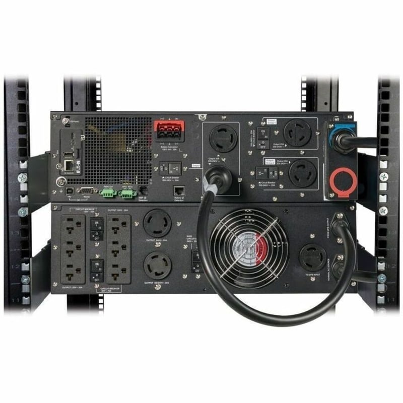9PX 6KVA 5.4KW 208/120V ONLINE UPS L6-30P 6X 5-20R 1X L6-30R 6U - Thumbnail 4