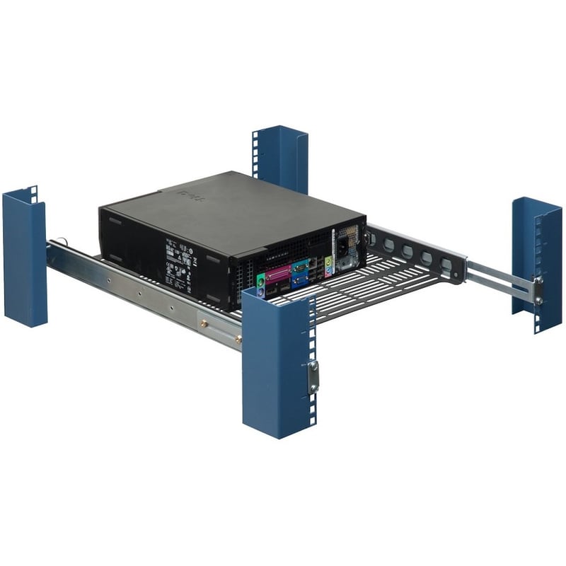 Rack Solutions 1U Dry Sliding Computer Shelf 20in (D) - Thumbnail 4
