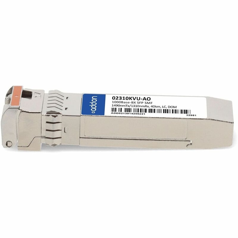 AddOn Huawei® 02310KVU Compatible TAA 1000Base-BX SFP Transceiver (SMF, 1490nmTx/1310nmRx, 40km, LC, DOM) - Thumbnail 2
