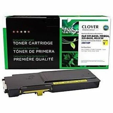 Clover Imaging Remanufactured High Yield Yellow Toner Cartridge for Dell C3760 - Thumbnail 5
