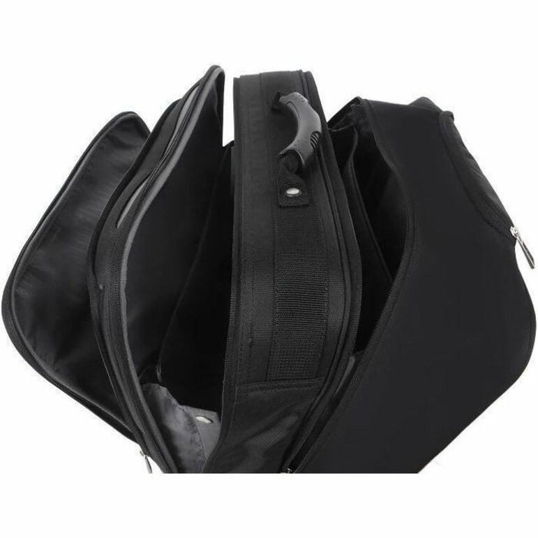 ECO STYLE Tech Exec Carrying Case (Roller) for 16.1" to 17" Notebook - Black - Thumbnail 3