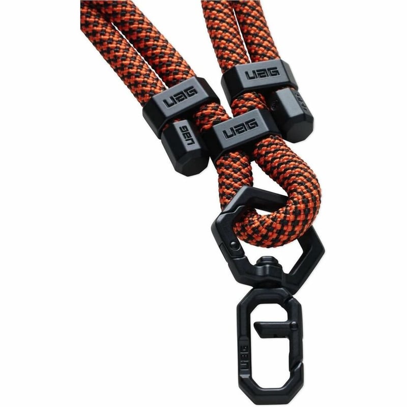 UAG THICK CROSSBODY LANYARD FOR PHONES - RUST/ BLACK - Thumbnail 3