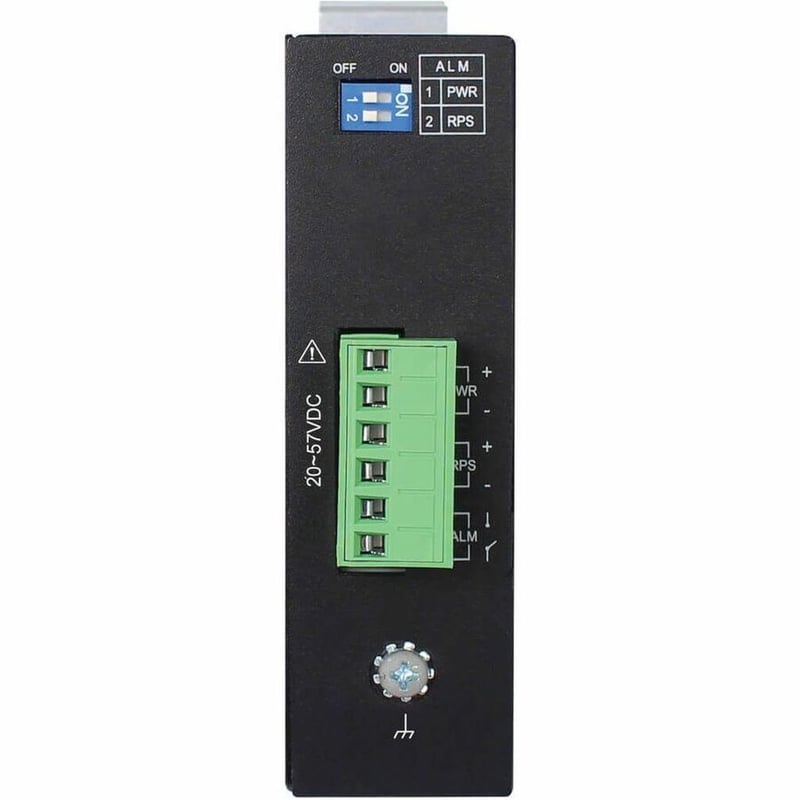 Tripp Lite by Eaton 5-Port Managed Industrial Gigabit Ethernet Switch - 10/100/1000 Mbps, GbE SFP Slot, -40 to 75C, DIN Mount - TAA Compliant - Thumbnail 3