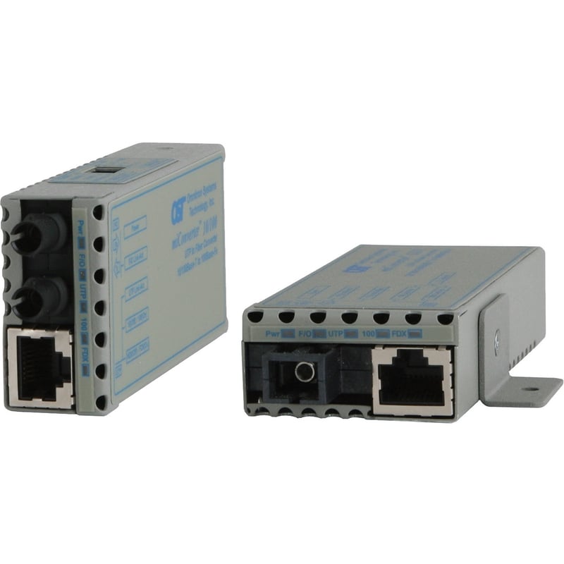 Omnitron Systems Miniature 10/100BASE-TX to 100BASE-FX Ethernet Media Converter