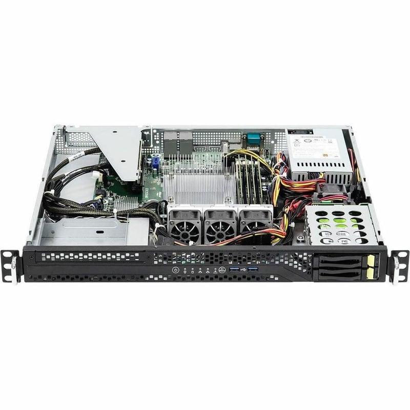 ASROCK RACK 1U2E-C252  SERVER BAREBONE INTEL XEON E-2300 AND 10TH GEN INTEL PENT - Thumbnail 3